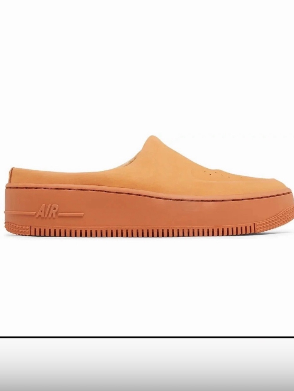 Nike Women's Orange Platform Slide Mule